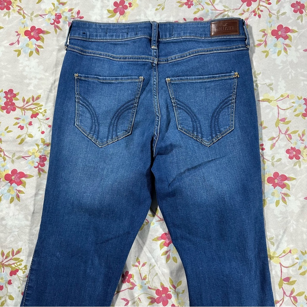 Blue Skinny Ripped Jeans - Picture 3 of 4